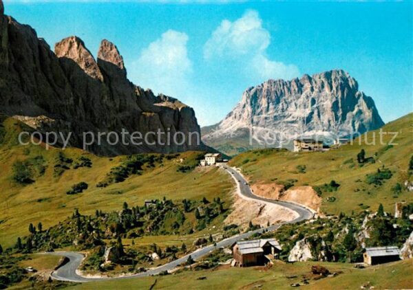 Groednerjoch Sellastock und Langkofel Dolomiten Pass