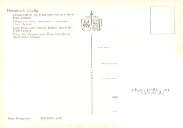 Leipzig Schwanenteich Hauptbahnhof Hotel Stadt – Bild 2