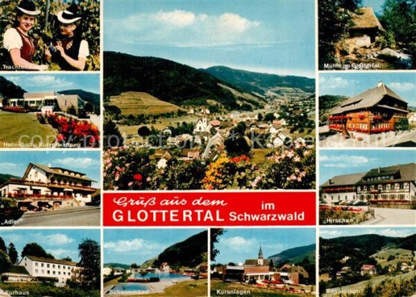 Glottertal Landschaftspanorama Trachten Hallenbad