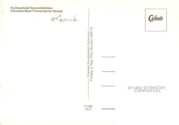 Timmendorfer Strand Kurhaushotel Seeschlösschen Ostseeheilb – Bild 2