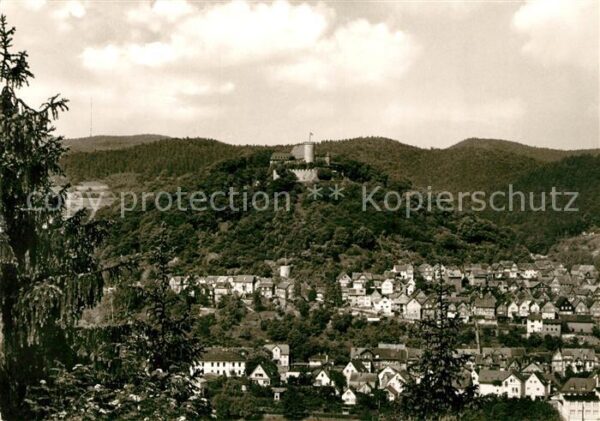 Biedenkopf Panorama Luftkurort mit Schloss