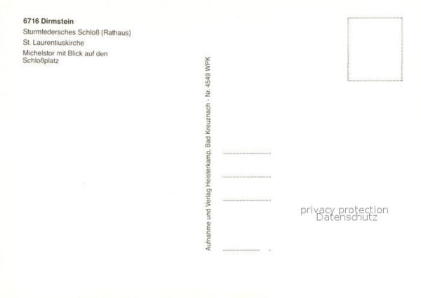 Dirmstein Sturmfedersches Schloss Rathaus Kirche – Bild 2