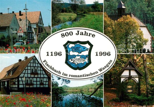 Fischbach Dahn Landschaftspanorama Wasgau Ortsmotiv mi