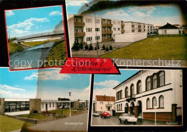 Karben Nidda Kindergarten Rathaus Ortspartie W