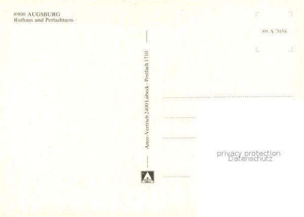 Augsburg Rathaus Perlachturm Strassencafes – Bild 2