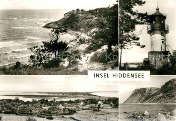 Kloster Hiddensee Die Hucke Küste Leuchtfeuer Nordufer
