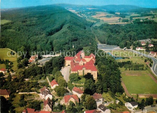 Bad Iburg Schloss Teutoburger Wald Fliegeraufnahm