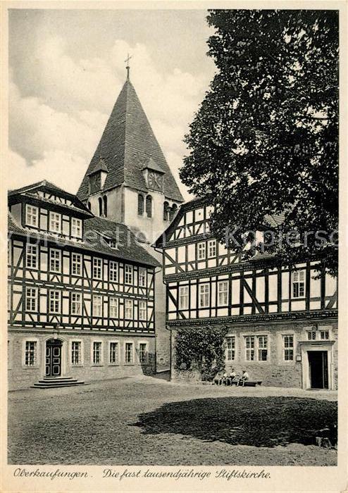 Oberkaufungen Fast 1000jährige Stiftskirche Fachwerkh