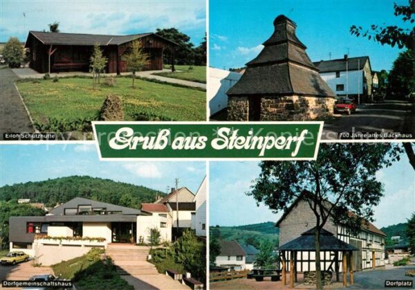 Steinperf Eiloh Schutzhütte 700 Jahre altes Backh