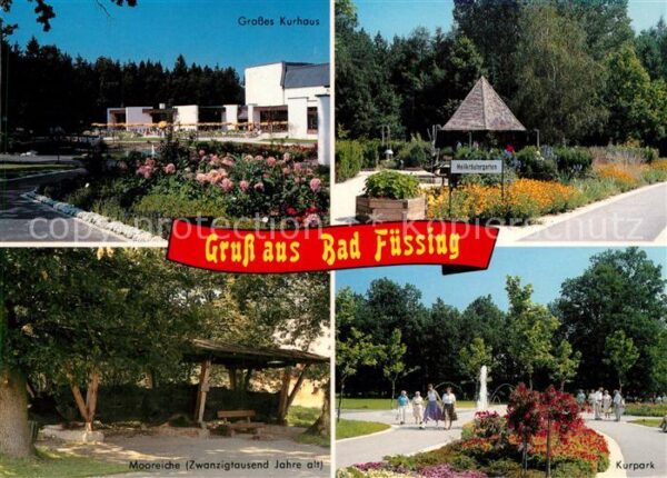 Bad Fuessing Kurhaus Heilkräutergarten Kurpark Moore