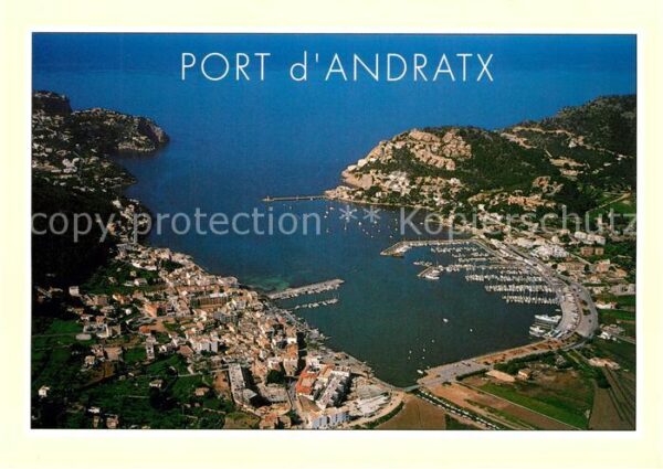 Andratx Port Hafen Fliegeraufnahme