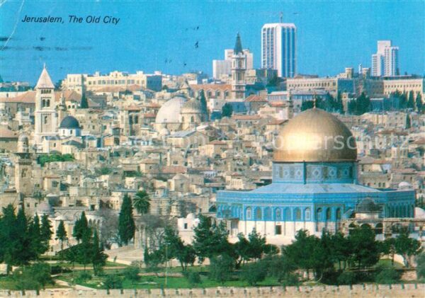 Jerusalem Yerushalayim The Old City seen from Mount of Olives