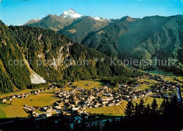 Mayrhofen Zillertal Panorama Blick gegen Ahornspitze Ziller