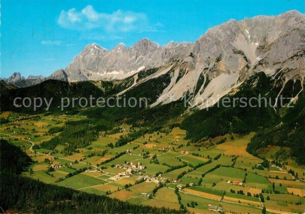 Ramsau Dachstein Steiermark Panorama Dachsteingebirge Fliegeraufnah