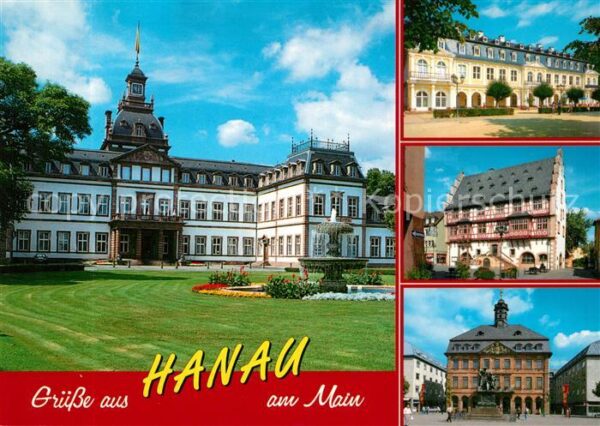 Hanau Main Schloss Rathaus Denkmal Goldschmiedehau