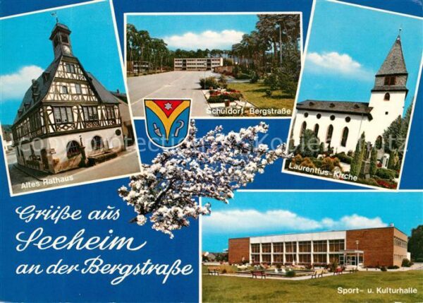 Seeheim-Jugenheim Altes Rathaus Kirche Sporthalle Kulturh