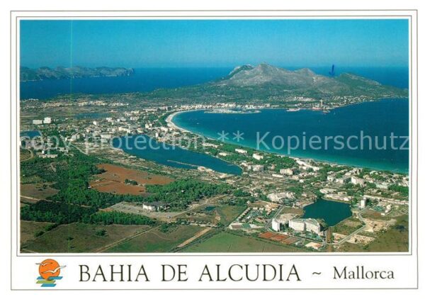 Alcudia Mallorca Bahia de Alcudia vista aerea
