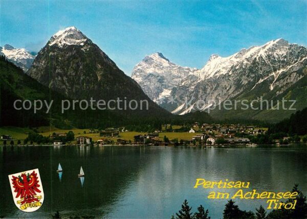 Pertisau Achensee Blick über den See Alpenpanorama
