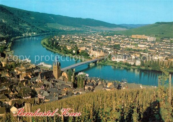 Bernkastel-Kues Moselpartie Panorama