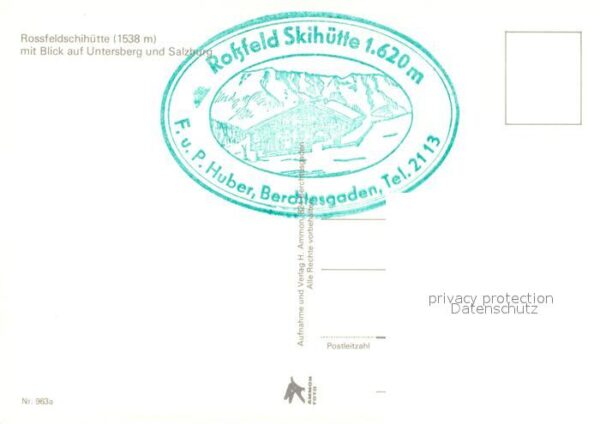 Rossfeldhuette Rossfeldschihütte mit Blick auf Untersb – Bild 2