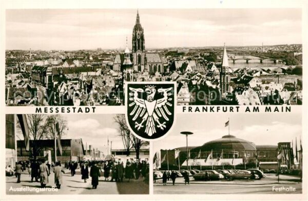 Frankfurt Main Ausstllungsstraße Festhalle Panorama