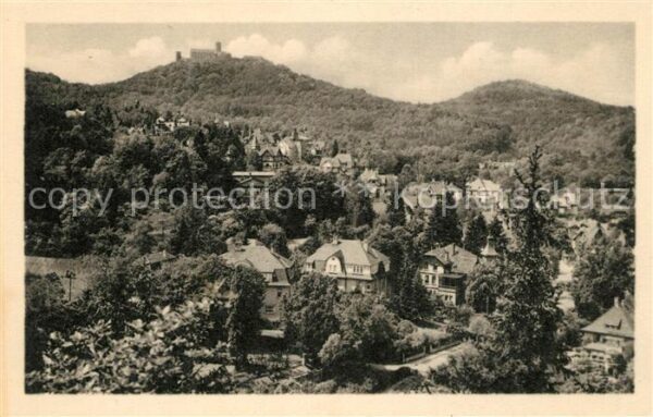 Eisenach Thueringen Wartburg Panorama