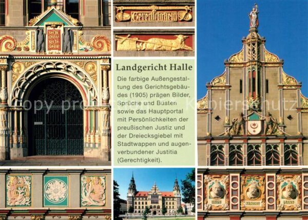Halle Saale Landgericht Sinnbilder