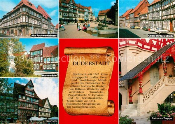 Duderstadt Alte Fachwerkhäuser Obere Hintere Straß