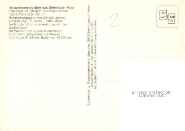 Steinhude Insel Wilhelmstein Chroniken – Bild 2