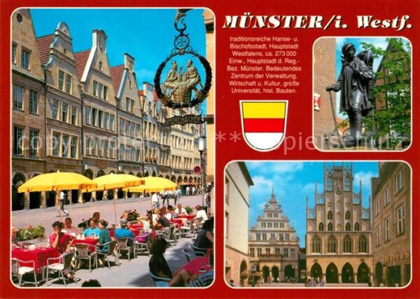 Muenster Westfalen Universität historische Bauten Denkmal