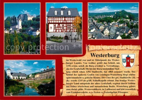 Westerburg Westerwald Schloss Fachwerk Panorama