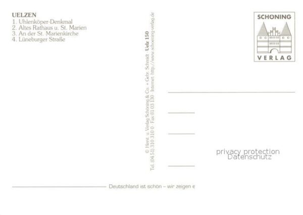Uelzen Lueneburger Heide Uhlenköper Denkmal Rathaus Sankt Marien – Bild 2