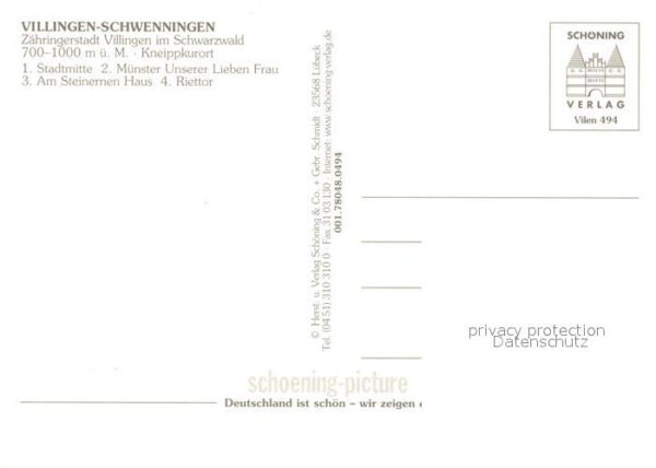 Villingen-Schwenningen Münster Riettor Steinernen Haus – Bild 2