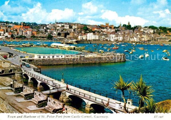 Guernsey Channel Islands Hafen Panorama