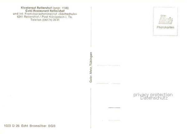Rettershof Klostergut Restaurant – Bild 2