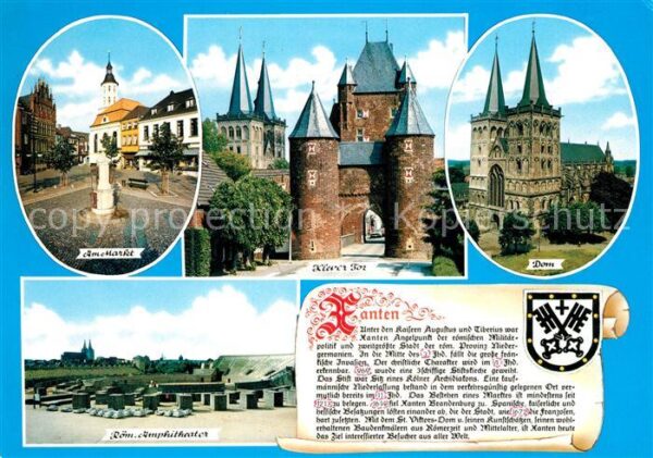 Xanten Dom Klever Tor Markt Amphitheater