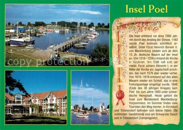 Insel Poel Hafen Seebrücke Chronik