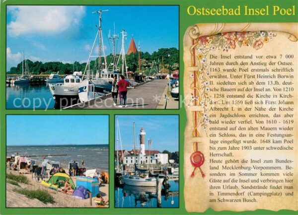 Insel Poel Strand Hafen Kirchdorf Hafen Timmendorf