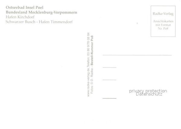 Insel Poel Strand Hafen Kirchdorf Hafen Timmendorf – Bild 2