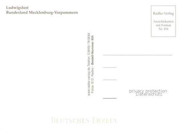 Ludwigslust Schloss Chronik – Bild 2