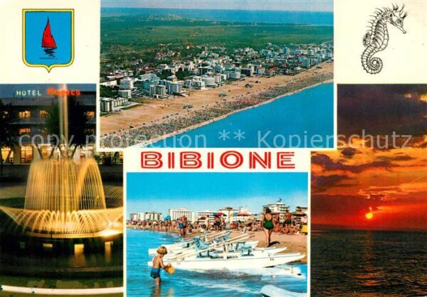 Bibione Hotel Strand Abendstimmung