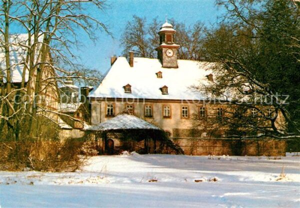Lich Hessen Fürstliches Marstall Winterlandschaft