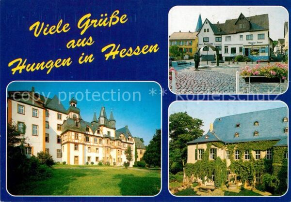 Hungen Schloss Marktplatz