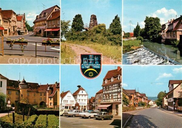 Nidda Schloss Aussichtsturm Stadtansichten