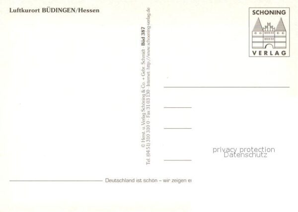 Buedingen Hessen Schlossplatz Schloss Torwächter Mühltor – Bild 2