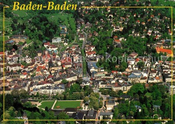 Baden-Baden Fliegeraufnahme