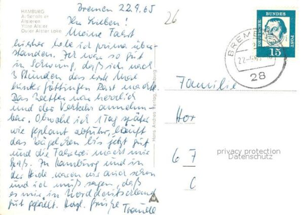 Hamburg Außenalster – Bild 2
