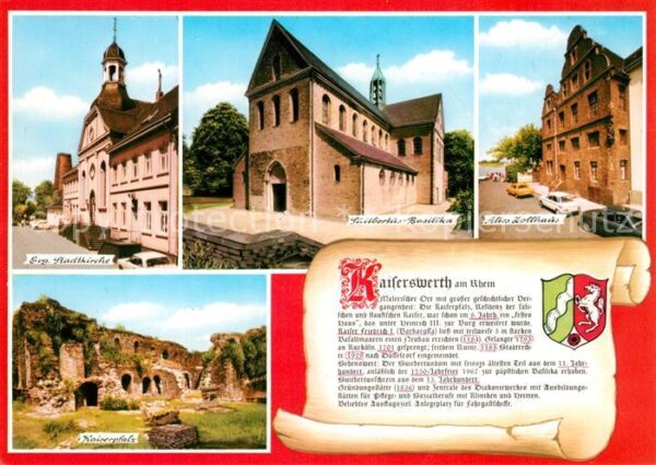 Kaiserswerth Stadtkirche Altes Zollhaus Kaiserpfalz