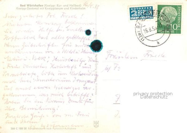 Bad Woerishofen Kneipp Denkmal Kneippianum Kinderheim – Bild 2