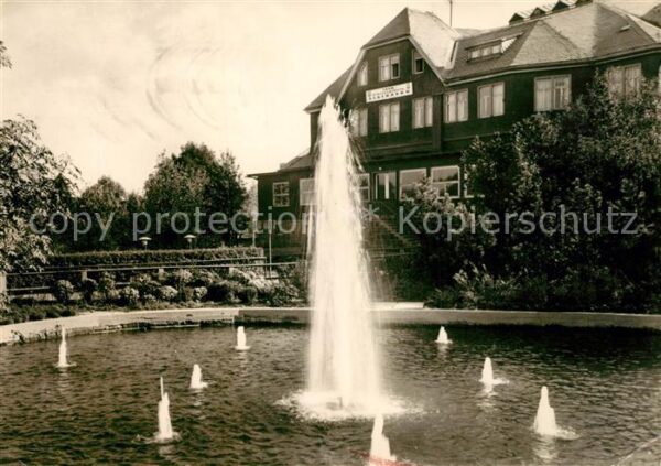 Oberhof Thueringen FDGB Erholungsheim Stachanow
